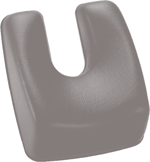 U-Kopfpolster mit Magnet-Sirona platin
