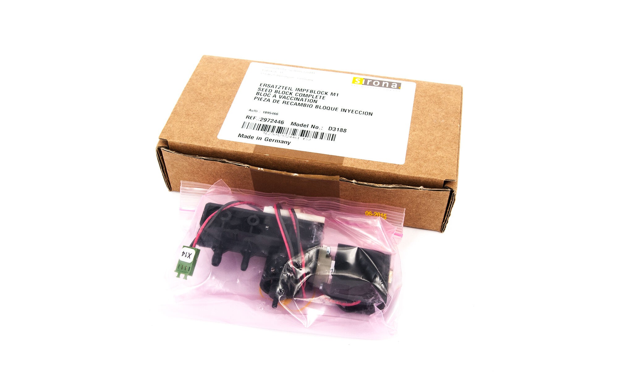 SIEMENS Sirona M1 Impfblock - neu - 29 72 446