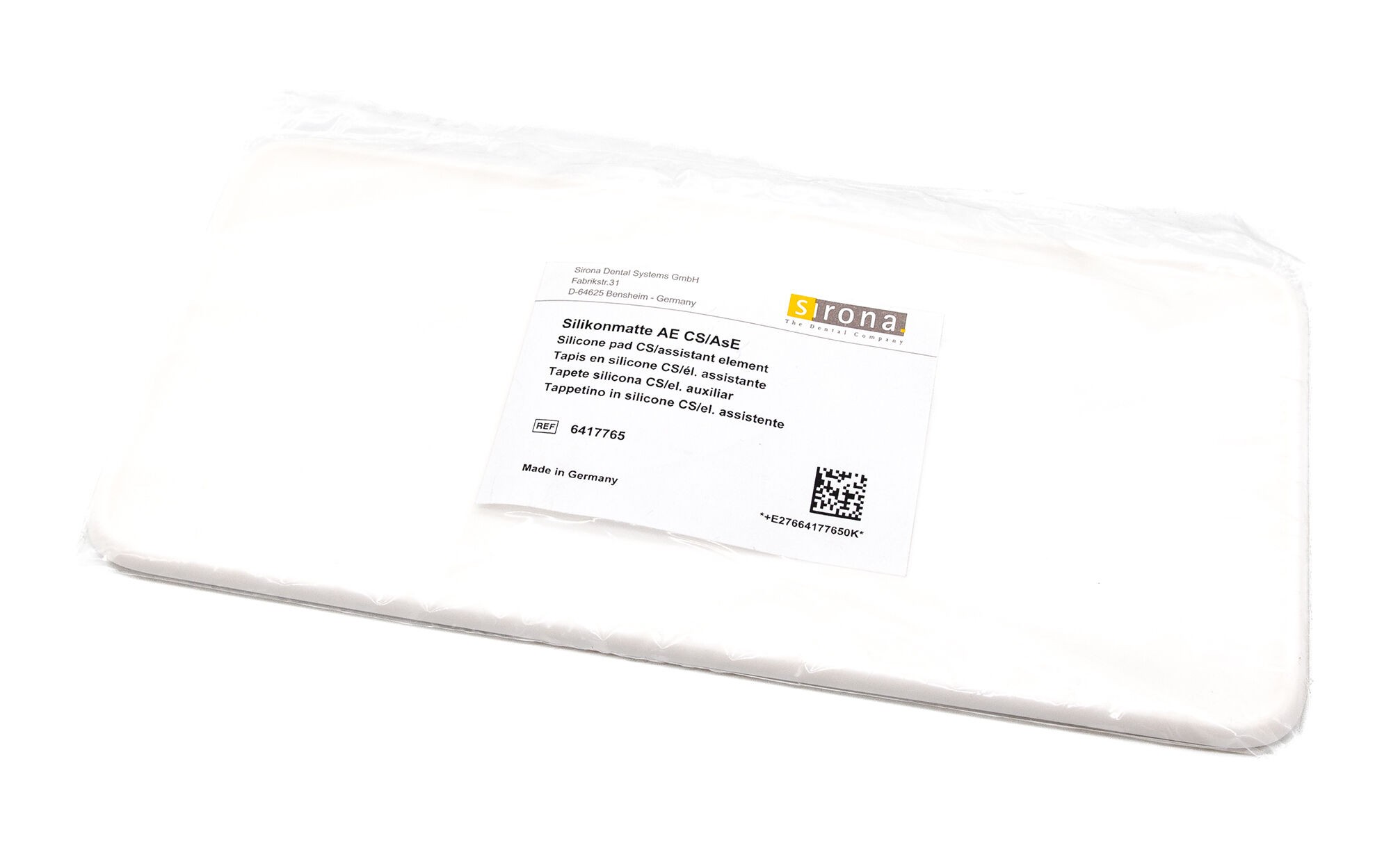 Sirona Intego Silikonmatte AE CS/AsE - 64 17 765