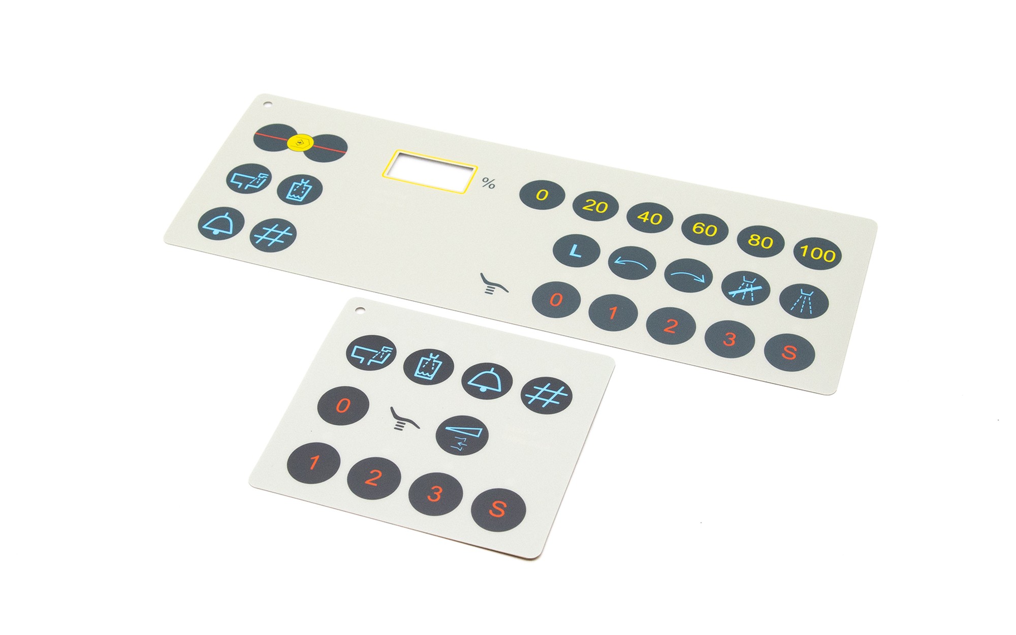 2er Set SIEMENS Sirona M1 Bedienfolie Arztelement und Helferinnenelement AA2 - neu