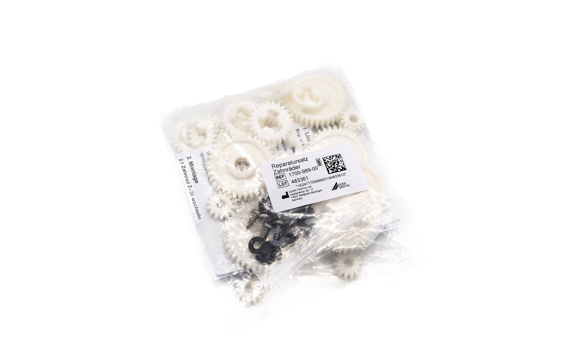 Dürr Dental XR24 Reparatursatz Zahnräder - neu - 1700-989-00
