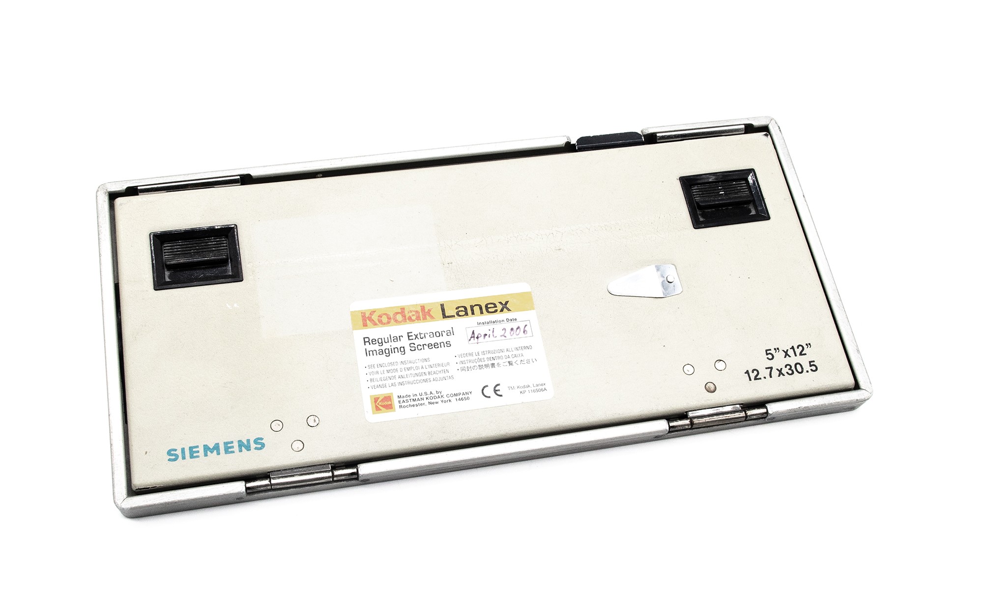 Kodak Lanex Röntgenkassette 12,7x30,5cm - regular  - gebraucht
