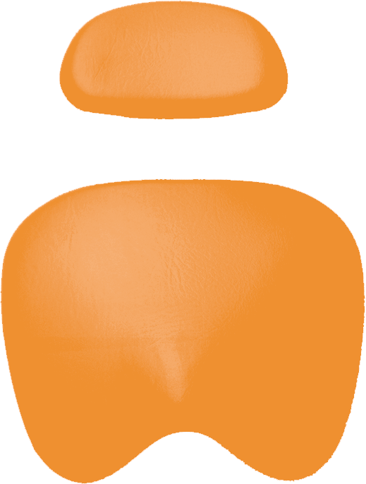 Polsterset KaVo Physio 5005 Arbeitsstuhl KaVo orange 59