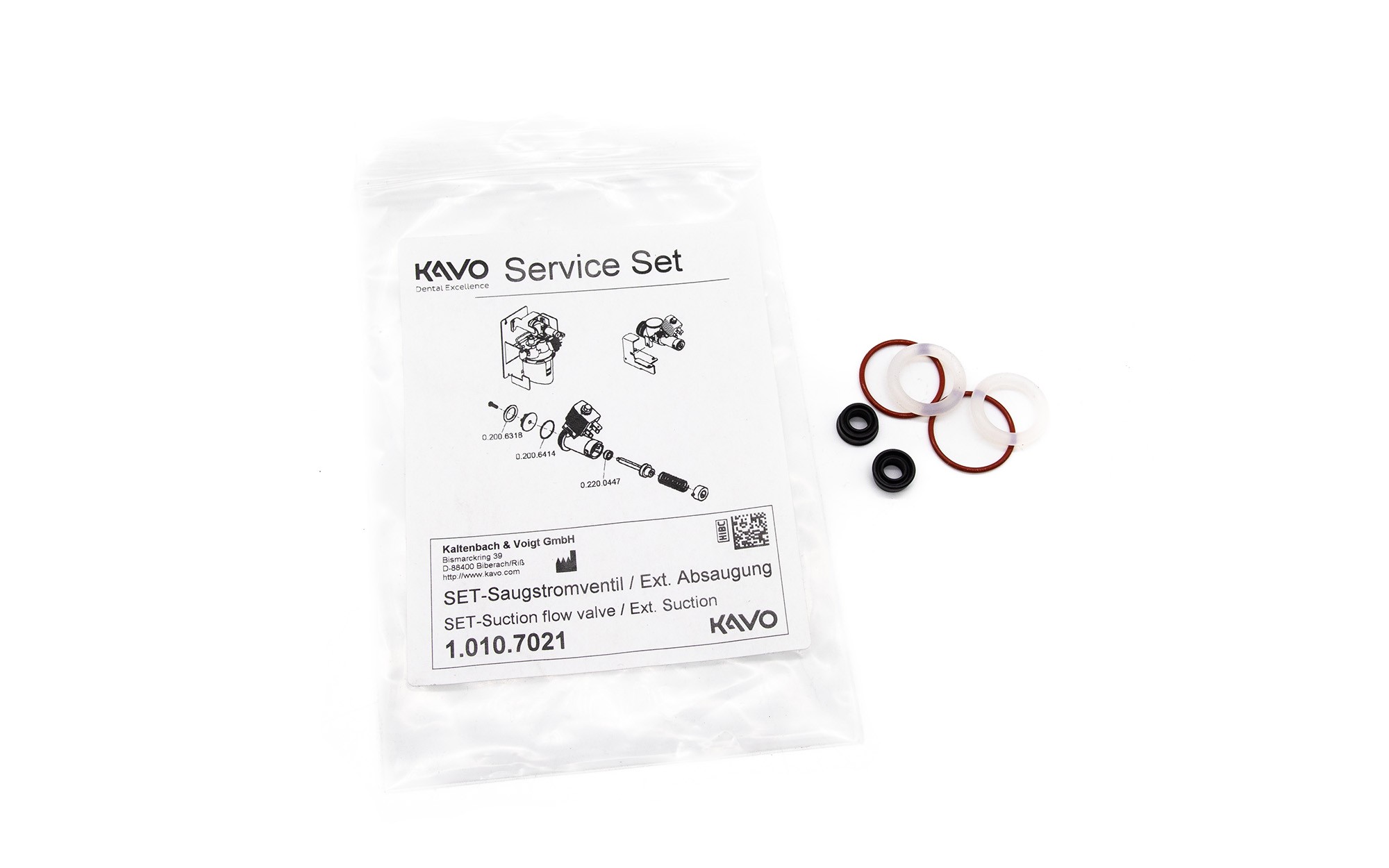 KaVo Service Set SET-Saugstromventil - neu - 1.010.7021