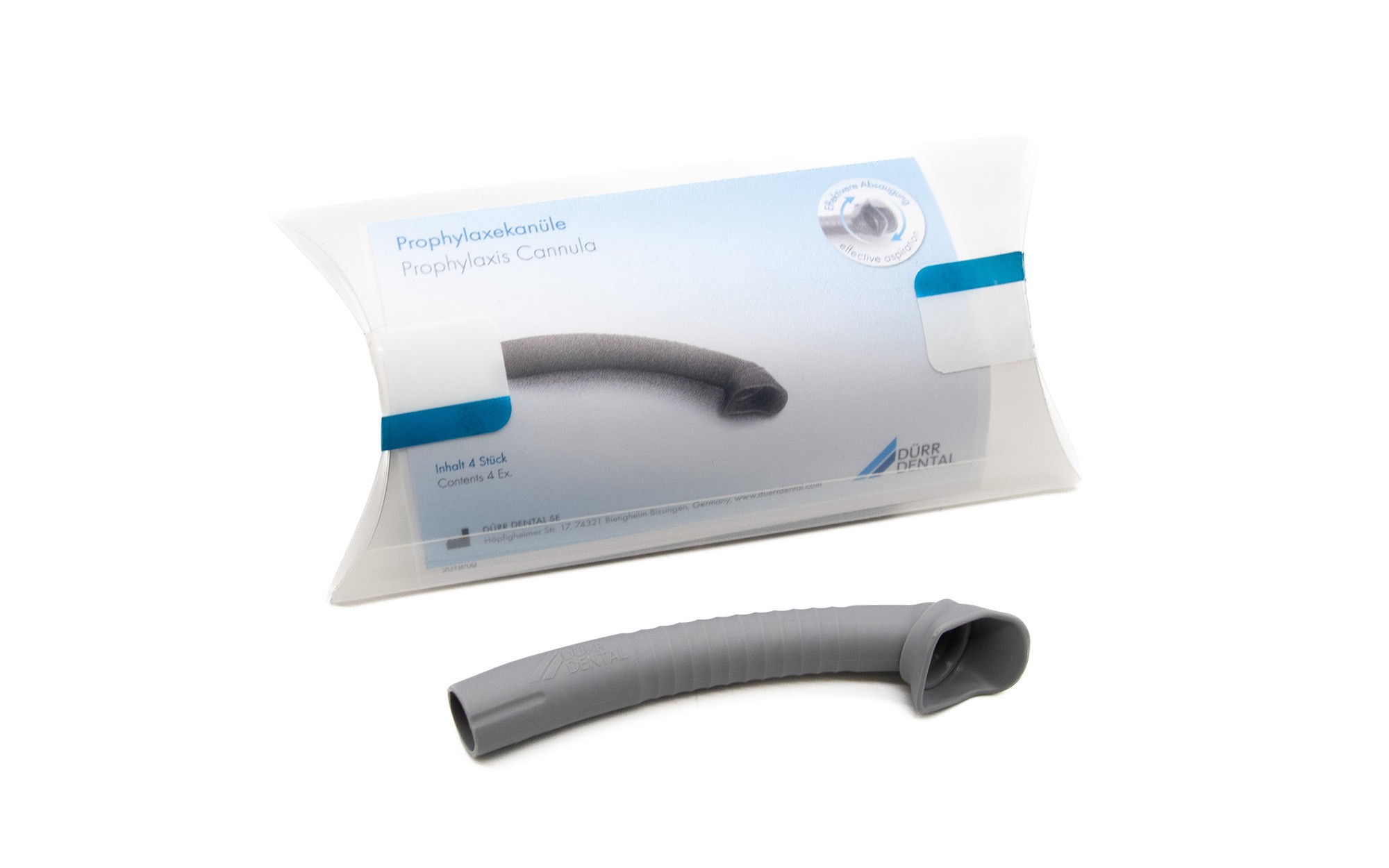 Dürr Dental Prophylaxekanüle - grau - 4 Stück - 0700-058-50