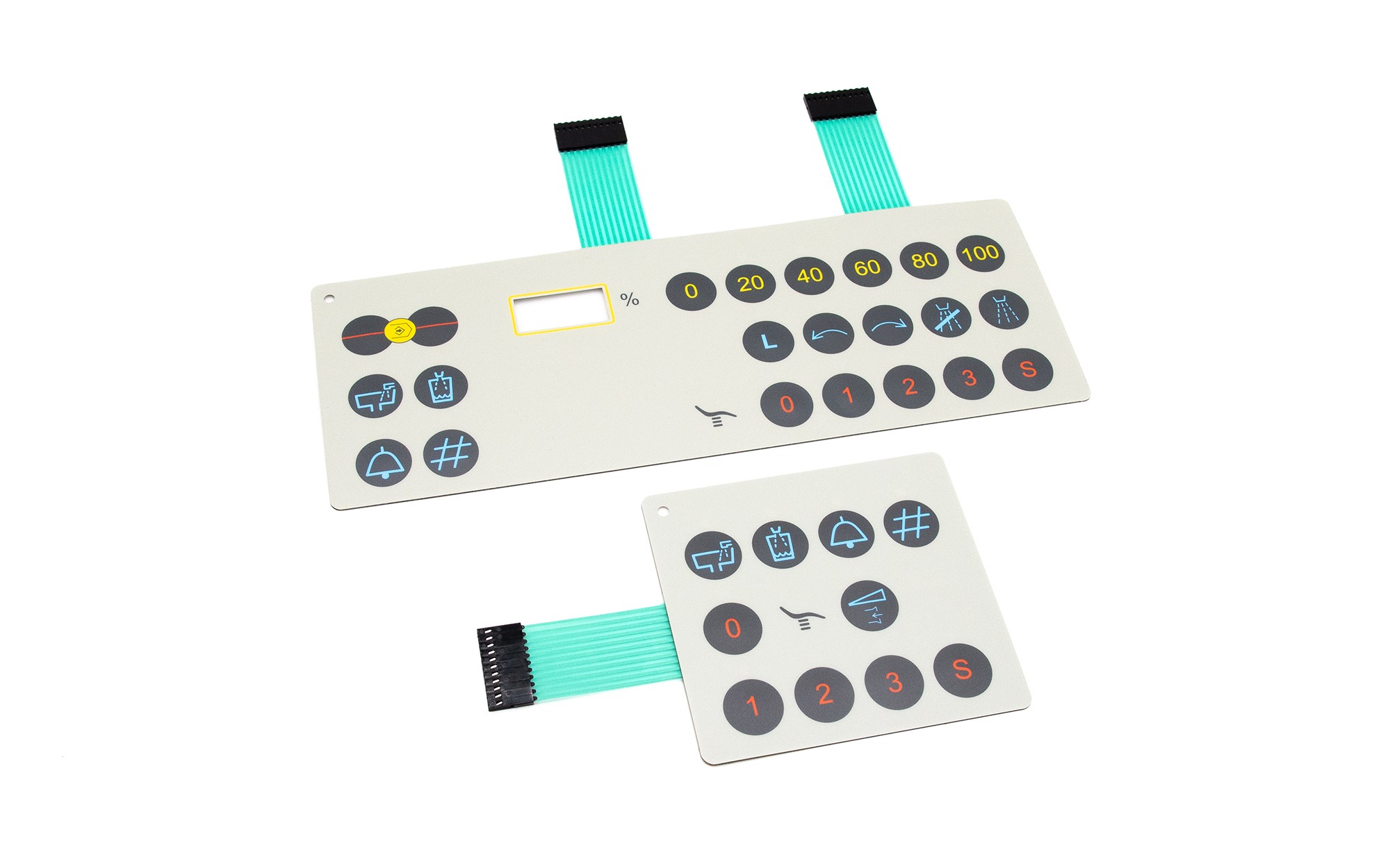 2er Set SIEMENS Sirona M1 Bedienfolie Arztelement und Helferinnenelement mit Elektronik - neu