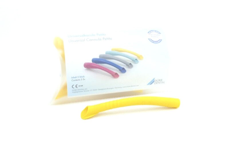 Dürr Dental Universalkanüle Petito - gelb - 11mm - 5 Stück