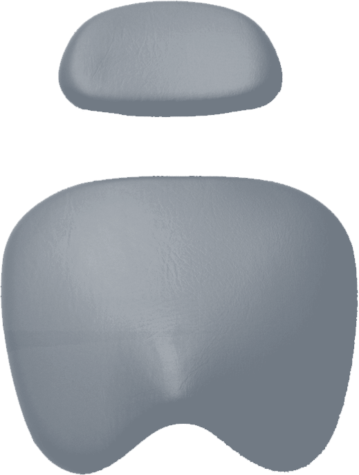 KaVo Physio 5005 Arbeitsstuhl Polstersatz - Wunschfarbe KaVo stone blue