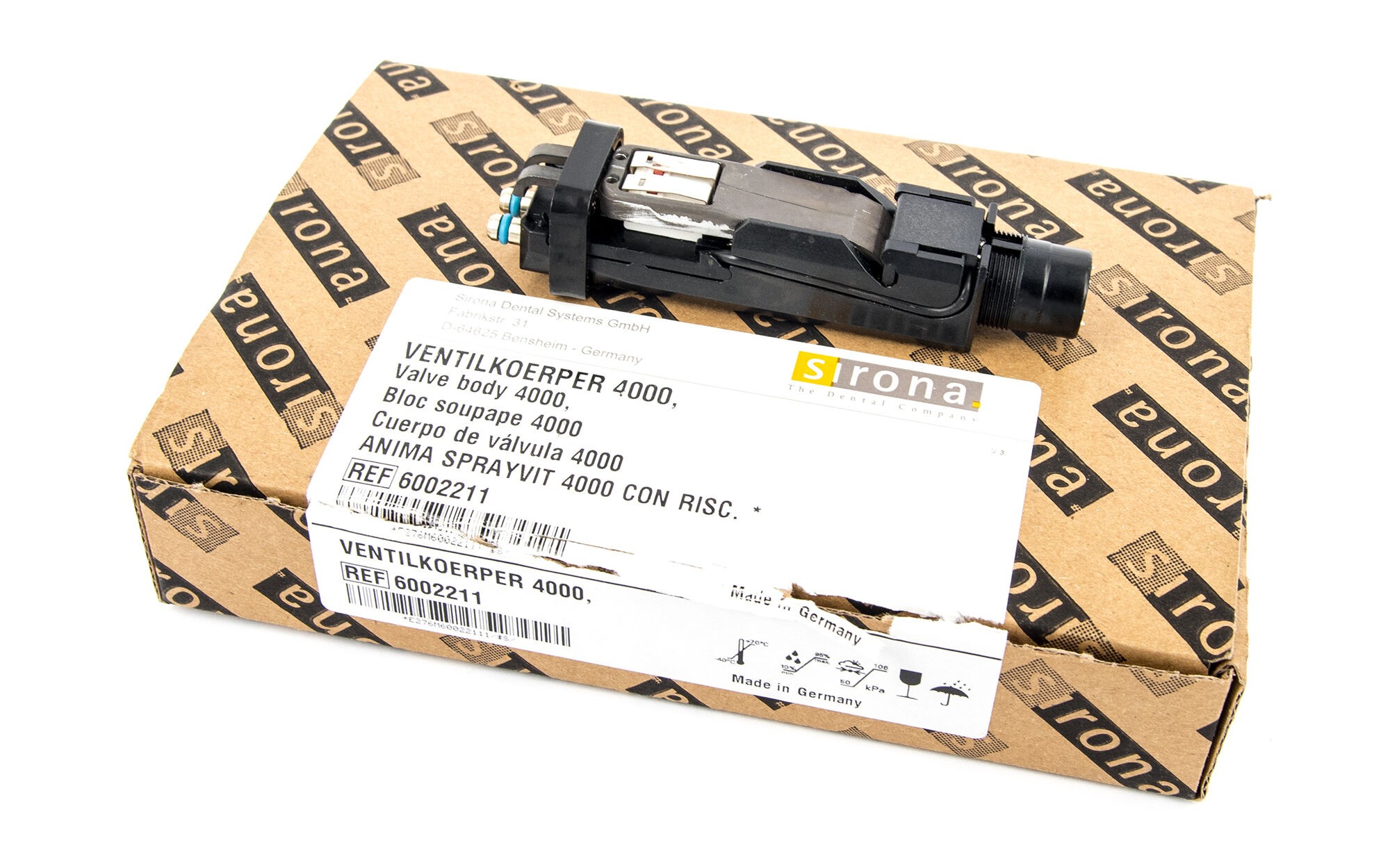 SIEMENS Sirona Sprayvit 4000 Ventilkörper - OVP - 60 02 211