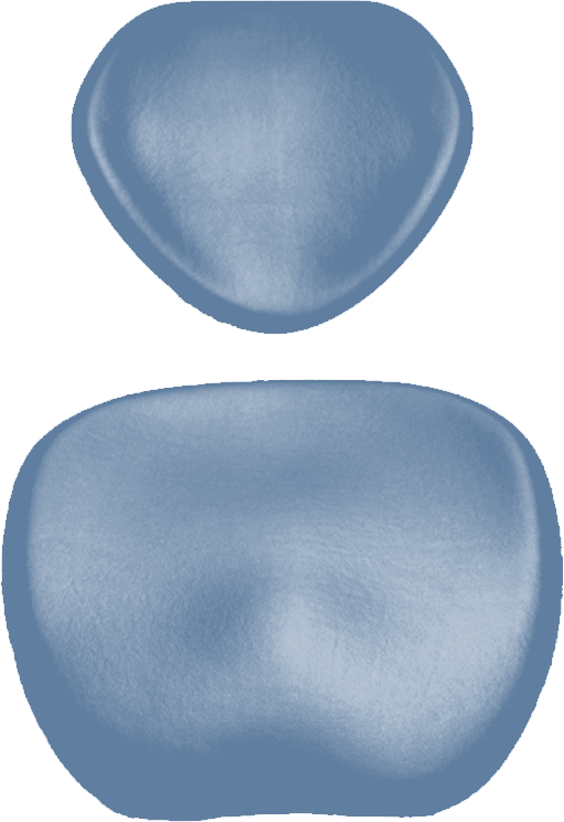 Polsterset KaVo Physio 5007 Arbeitsstuhl-KaVo Sirona smoke blue