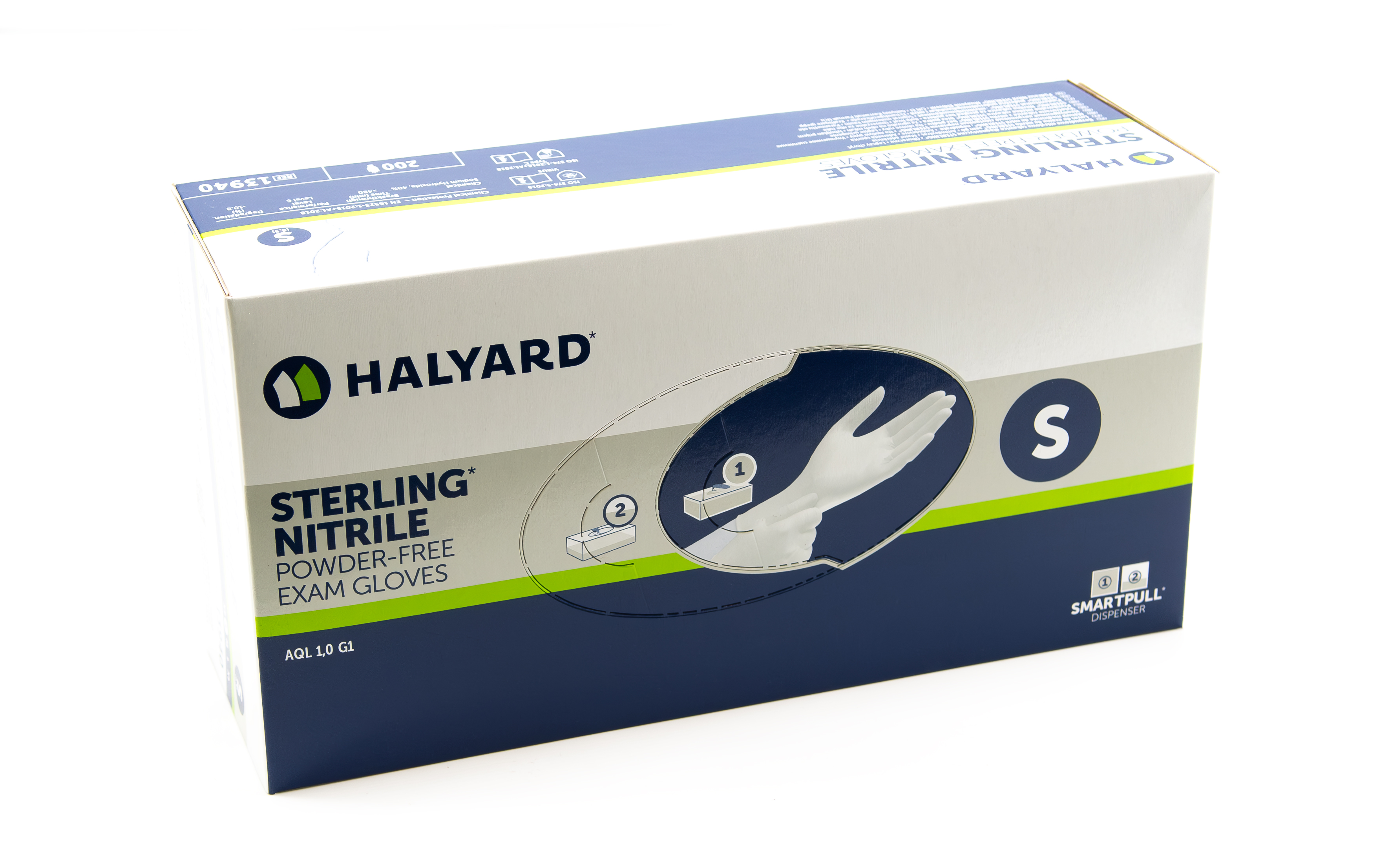 O&M Halyard - Sterling Nitril Untersuchungshandschuhe S