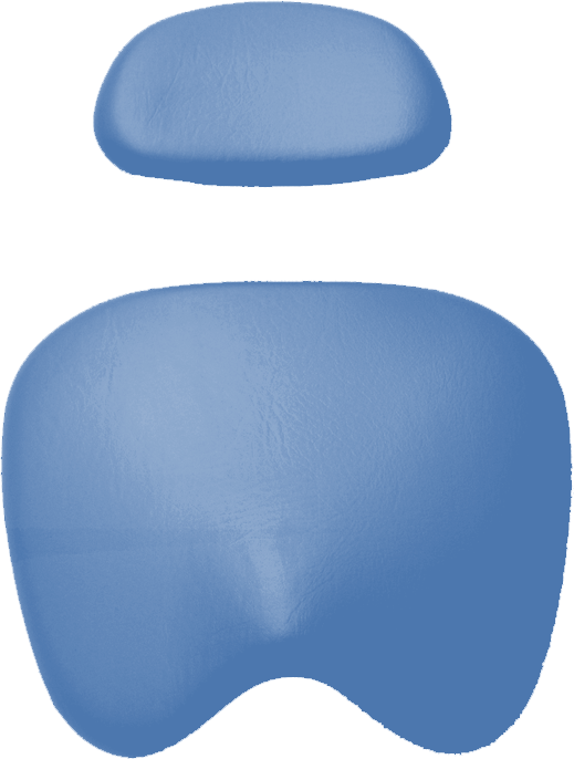 Polsterset KaVo Physio 5005 Arbeitsstuhl Ultradent / Mikrona pastellblau 5023