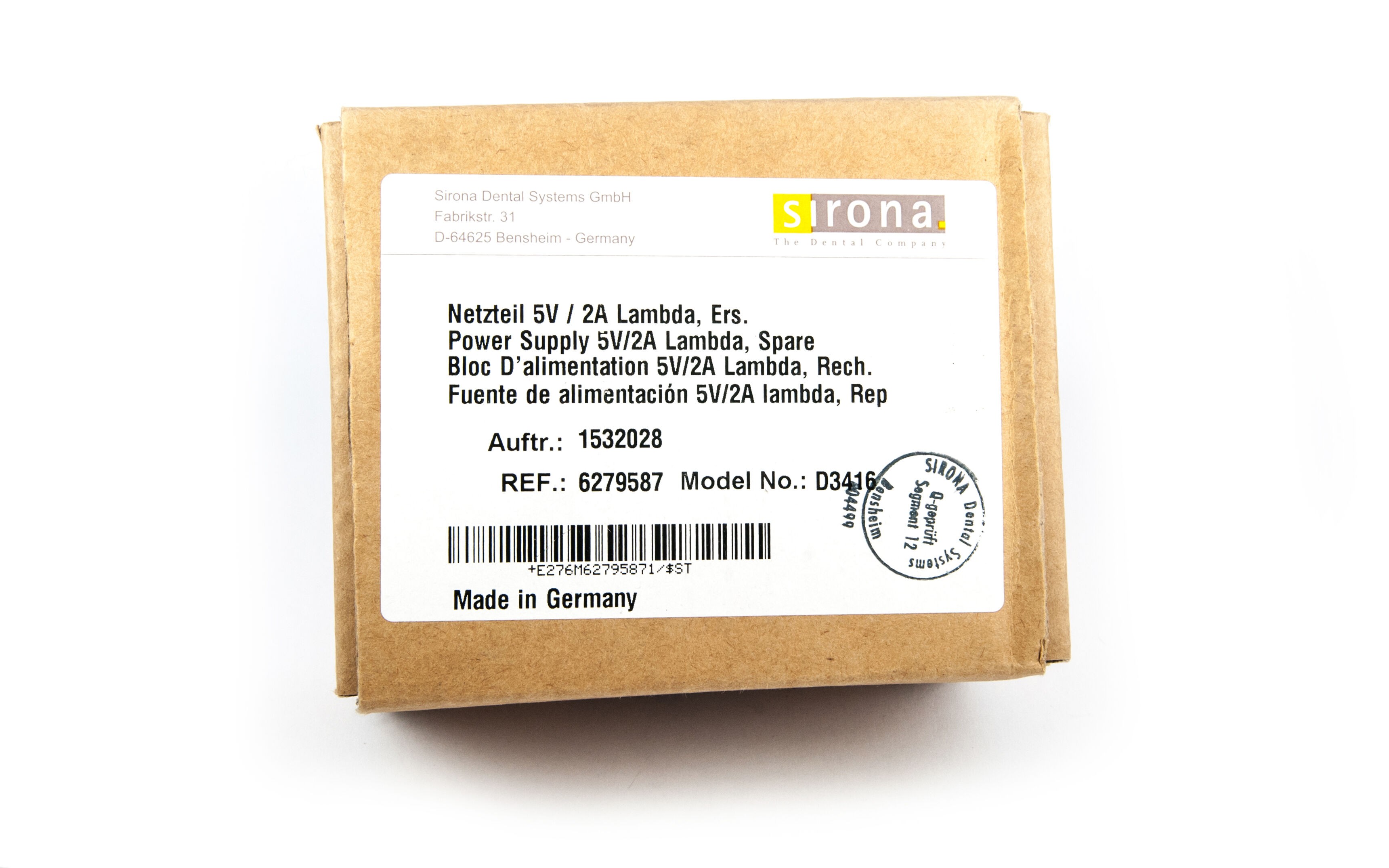 Sirona Netzteil 5V / 2A Lambda, Ers.