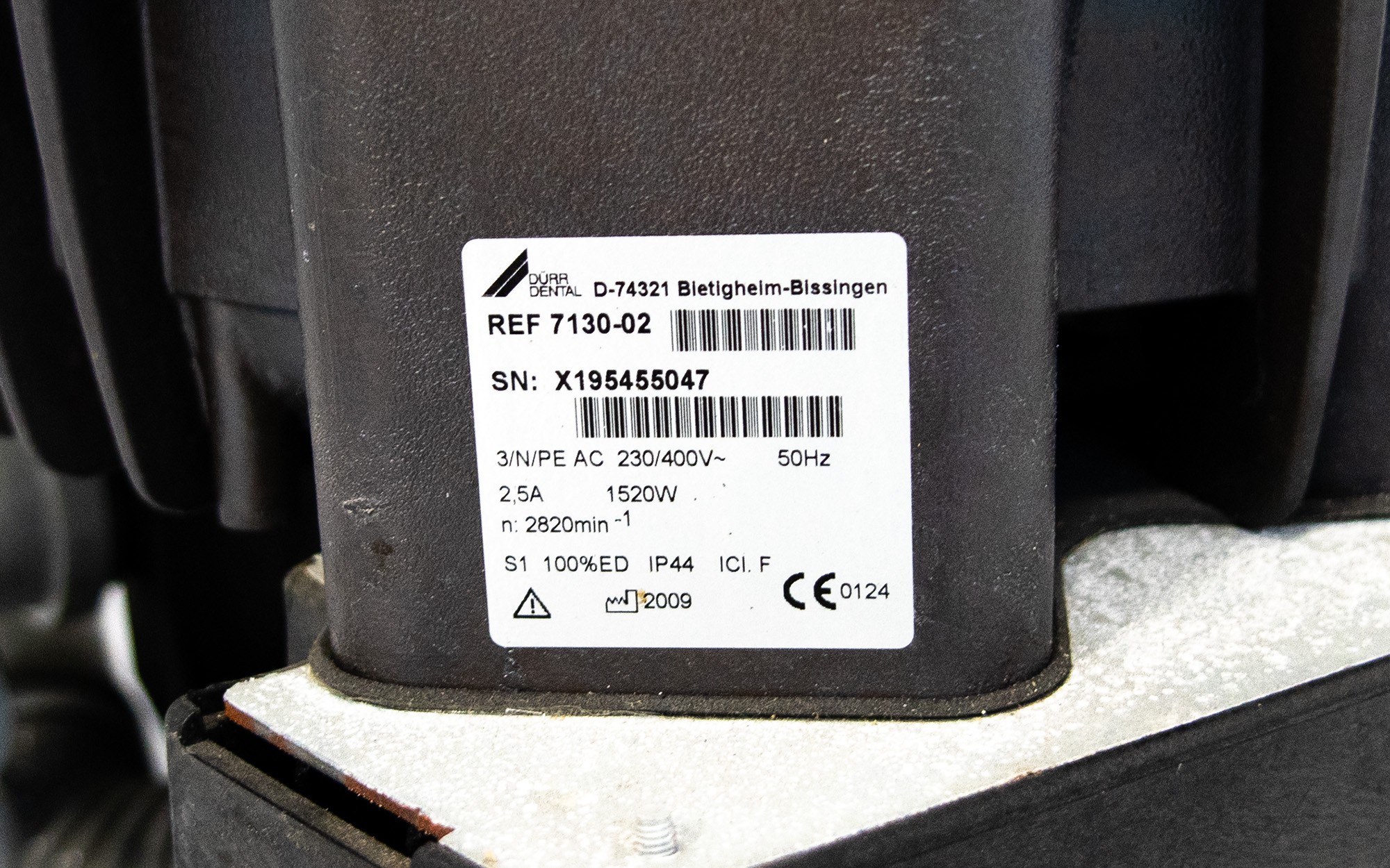 Dürr Dental Trockenabsaugung - Baujahr 2009 - 7130-02