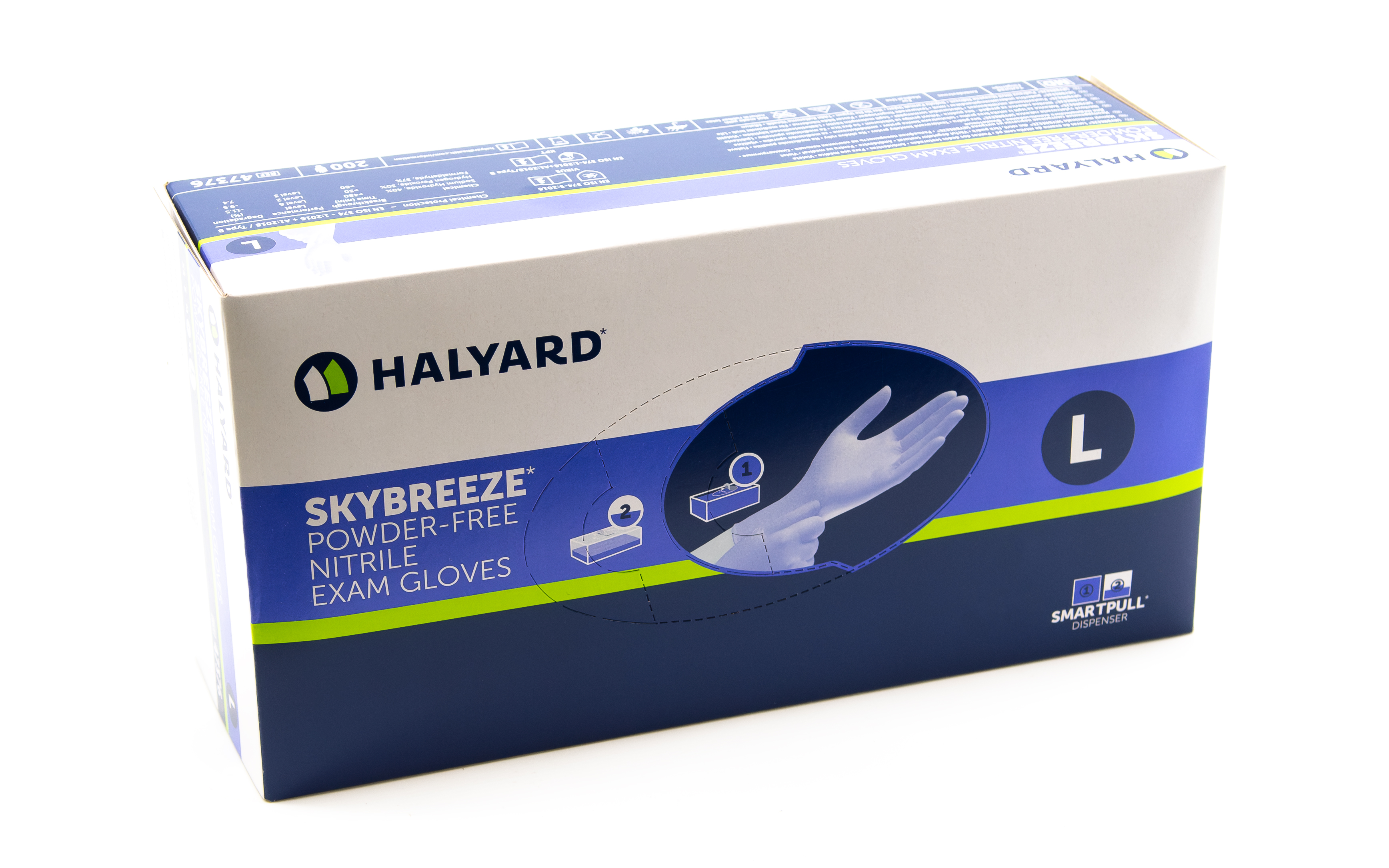 O&M Halyard - SKYBREEZE Nitril Untersuchungshandschuhe L