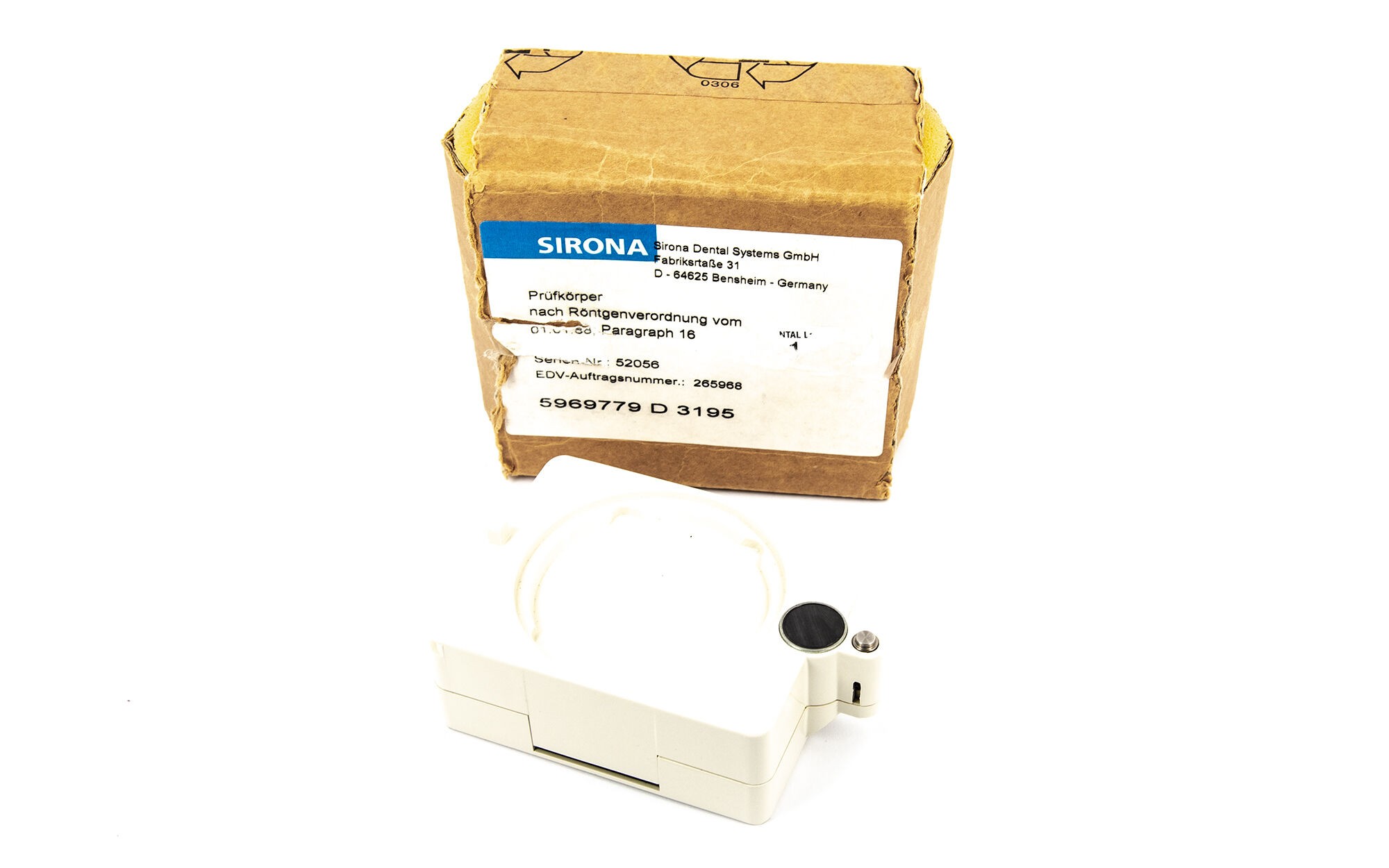 SIEMENS Sirona Prüfkörper Analog für Orthophos D3195 - neu