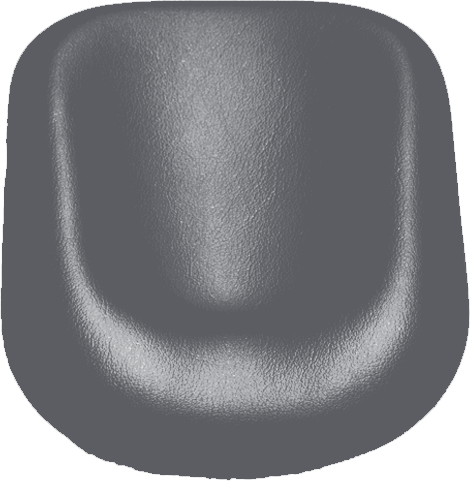 Kopfpolster KaVo Estetica 1065 / 1066 Sirona Sirona basalt