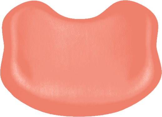 Rückenpolster-Soft Comfort KaVo Estetica E70 / E80 Ultradent lachsorange 7791 / lachs 115