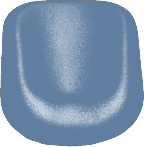 Kopfpolster KaVo Estetica 1065 / 1066 Sirona rauchblau 404 / rauchblau